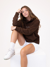 Load image into Gallery viewer, Cozy Fleece Paradise Hoodie | MOCHA BROWN