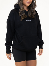Load image into Gallery viewer, Cozy Fleece Paradise Hoodie | ONYX BLACK