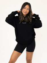 Load image into Gallery viewer, Cozy Fleece Paradise Hoodie | ONYX BLACK