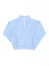 Load image into Gallery viewer, ¼ zip crewneck | OCEAN BLUE