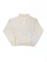 Load image into Gallery viewer, ¼ zip crewneck | SAND BEIGE