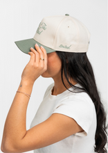 Load image into Gallery viewer, “Quiet the Mind” Canvas Trucker Hat | SAGE