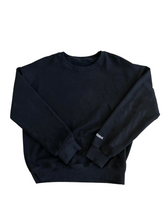 Load image into Gallery viewer, Onyx Black Crewneck | CORE COLLECTION