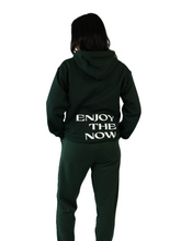 Load image into Gallery viewer, Enjoy The Now Hoodie | Forest Green