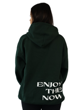 Load image into Gallery viewer, Enjoy The Now Hoodie | Forest Green