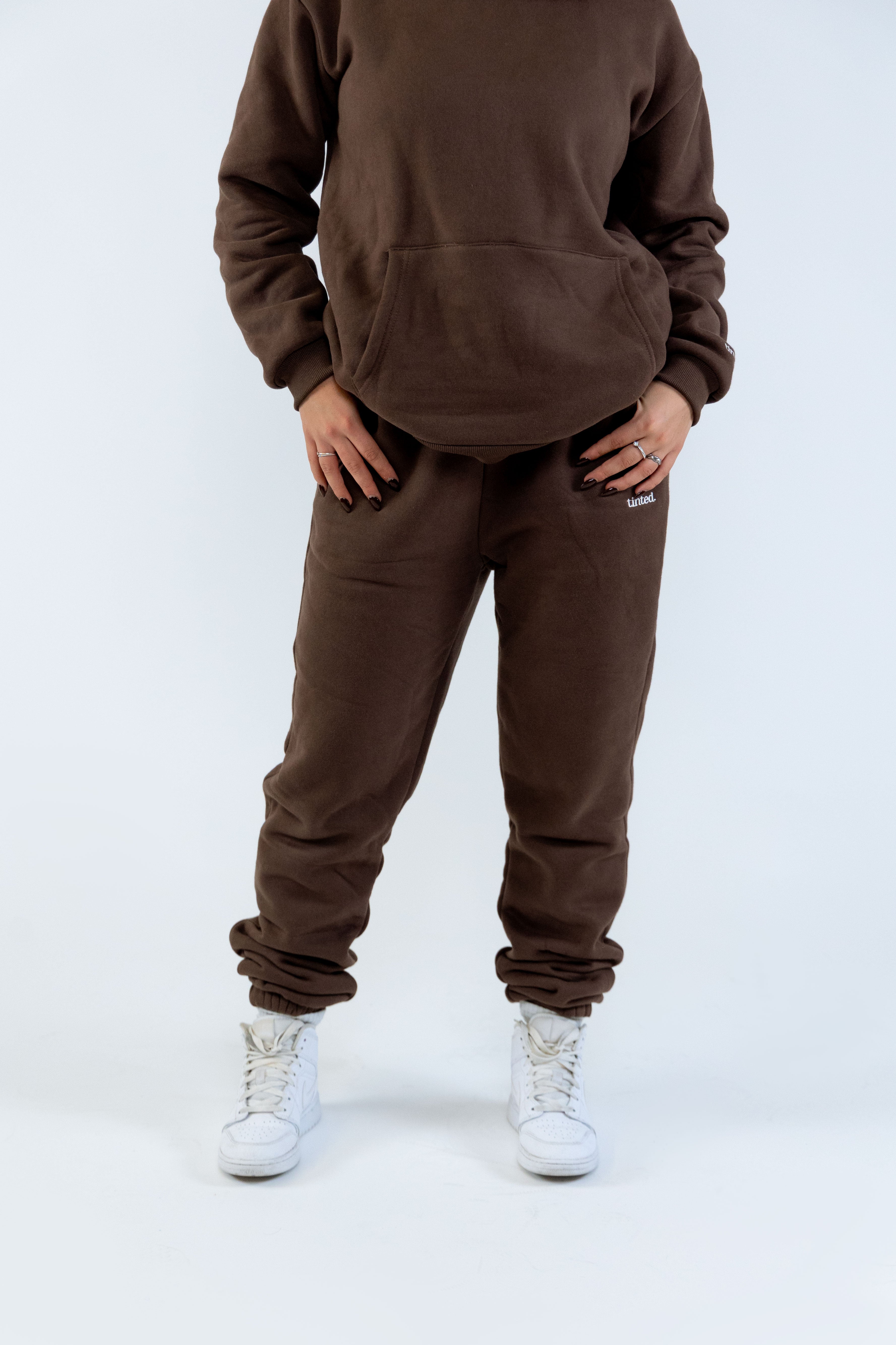 Mocha Brown Sweatpants  AUTUMN COLLECTION – Tinted Apparel