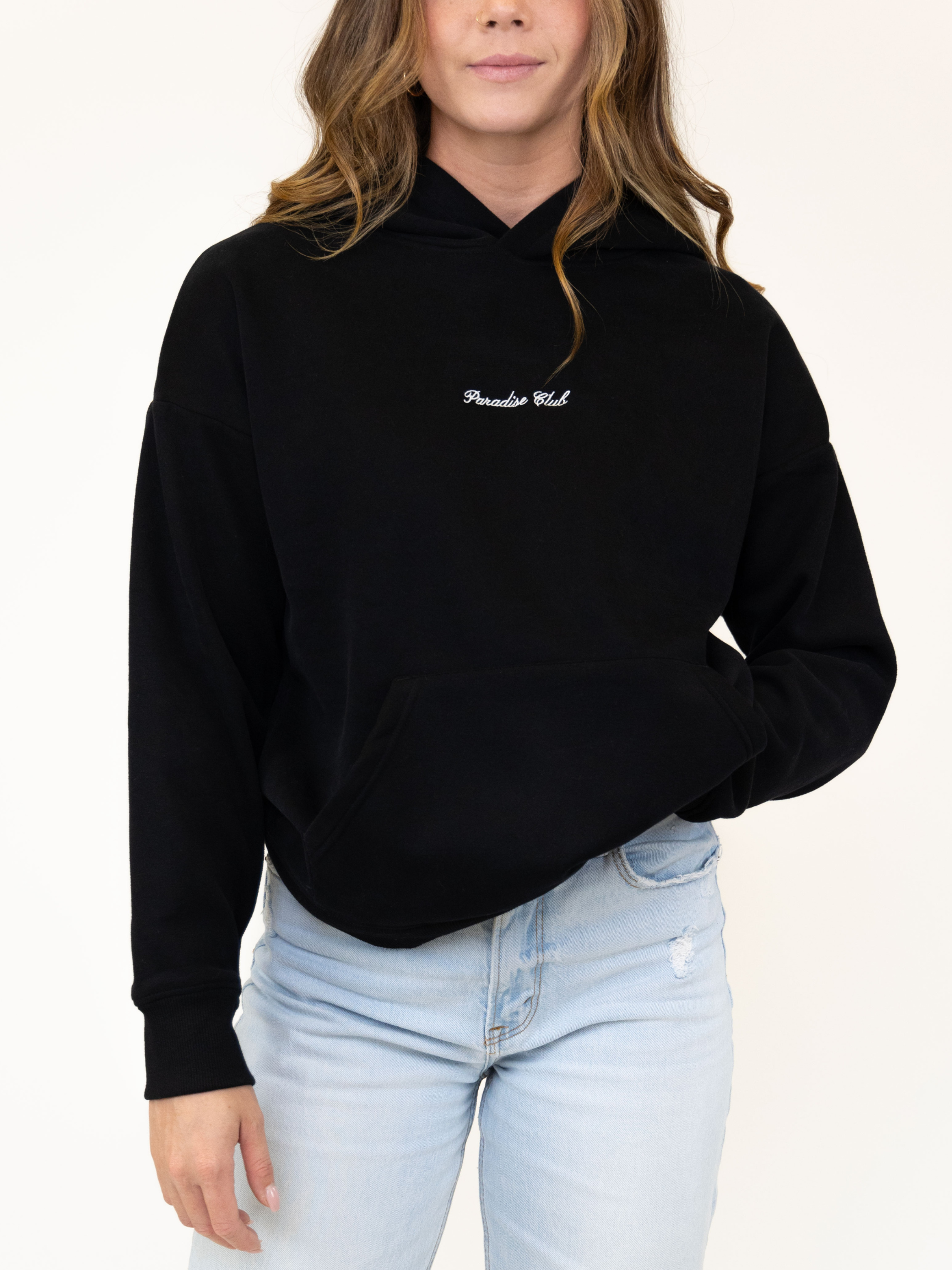 Cozy Fleece Paradise Hoodie | ONYX BLACK