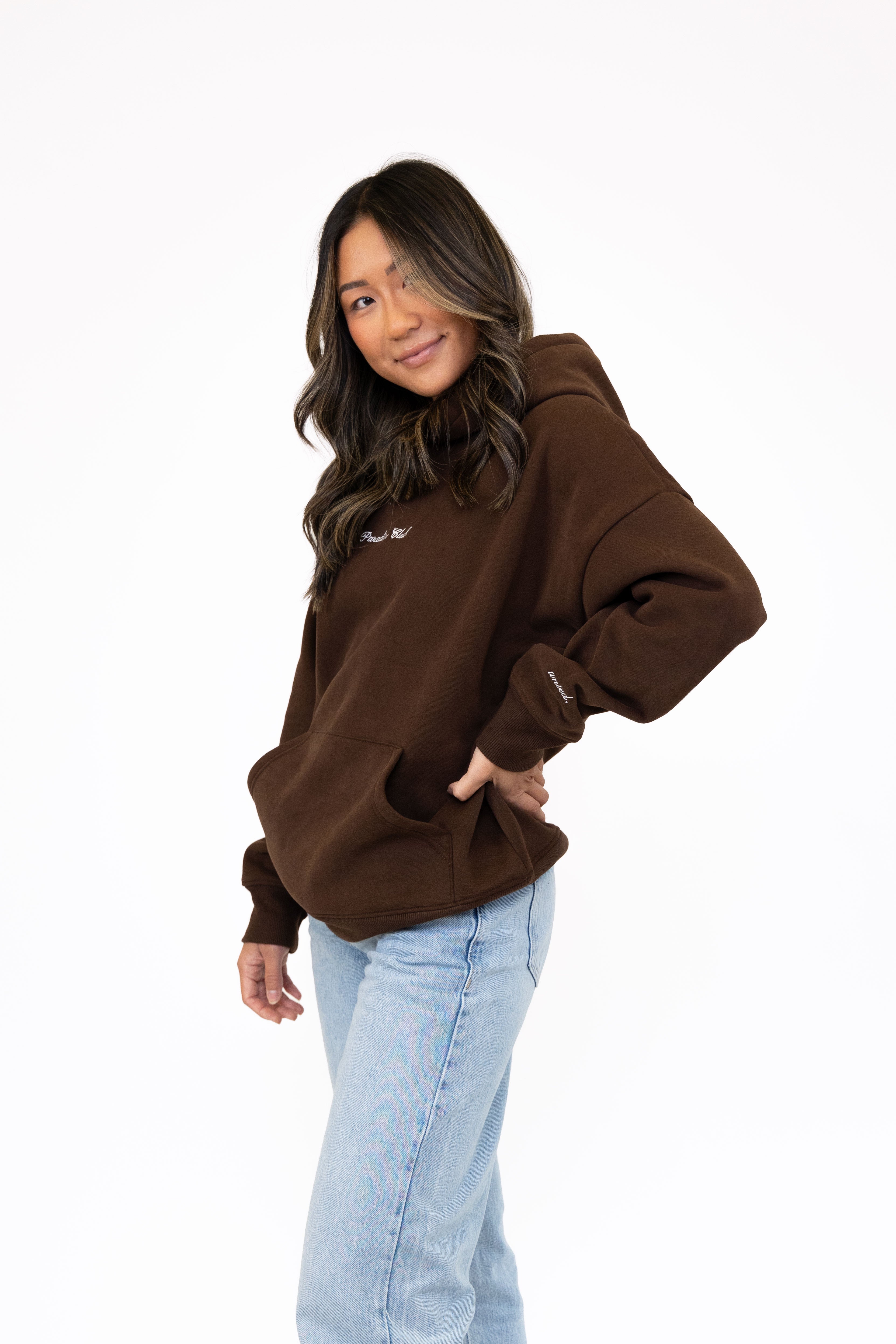 Cozy Fleece Paradise Hoodie | MOCHA BROWN