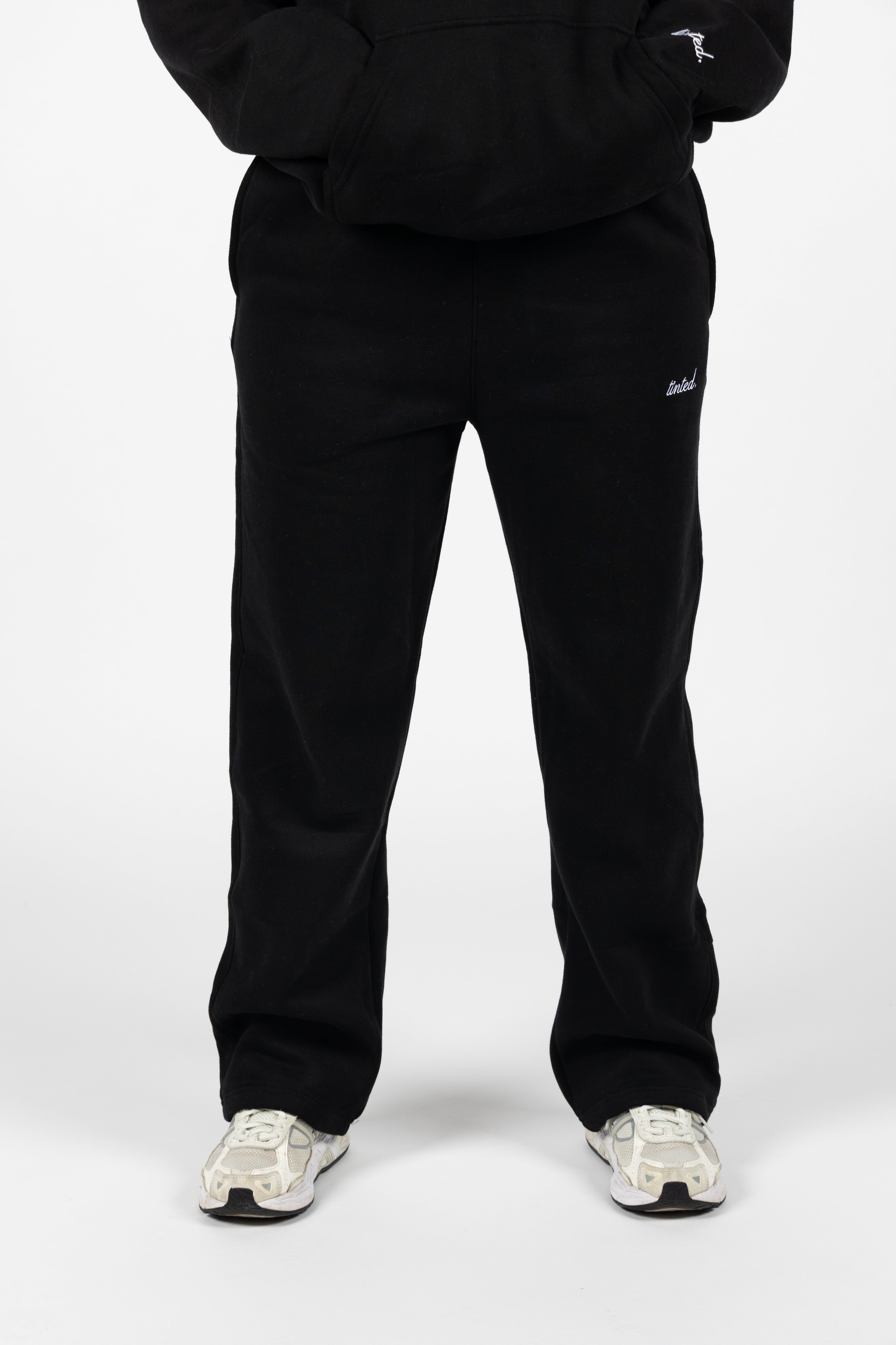 Wide Leg Sweatpants | ONYX BLACK