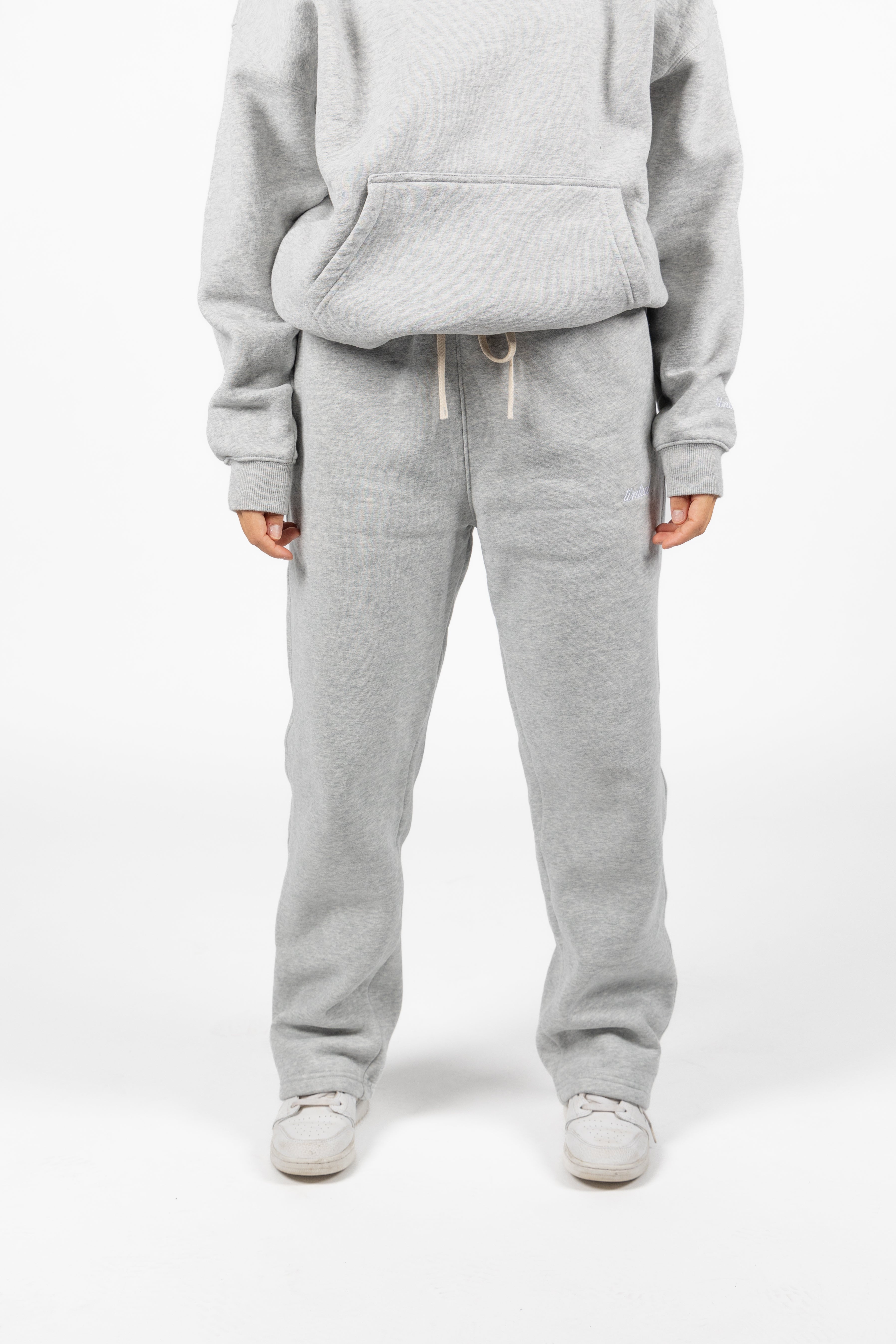 Wide Leg Sweatpants | CLOUD GREY