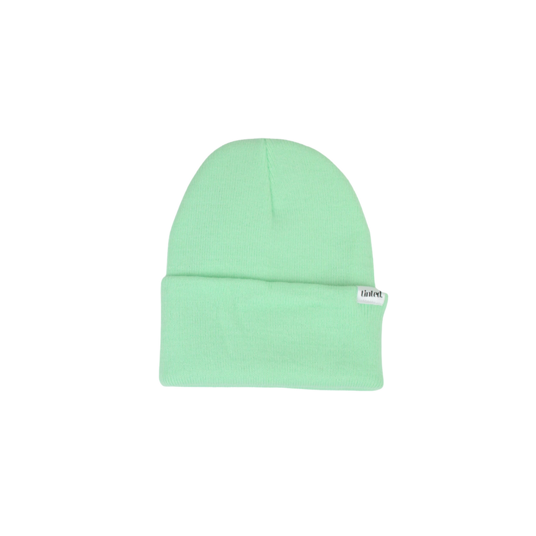 MINT BEANIE | PASTEL BEANIE COLLECTION - Tinted Apparel