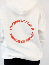Load image into Gallery viewer, Protect Your Peace Of Mind Hoodie | Cherry Red

