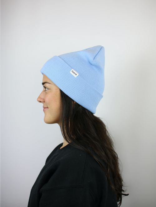 BABY BLUE BEANIE | PASTEL BEANIE COLLECTION - Tinted Apparel